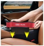 Car Seat Side Organizer and Cup Holder Multifunctional 2 Piece for Audi- CSB - Red - Image 6
