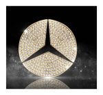Accessory to decorate the rear Mercedes logo For Mercedes E Class 2016-2018  /  Gold Color