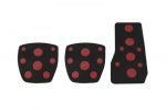 Car pedal set 3 pieces non-slip and sporty shape for regular transmission cars - CS-073 - Image 4