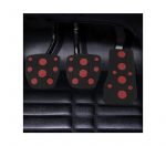 Car pedal set 3 pieces non-slip and sporty shape for regular transmission cars - CS-073