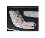 Cover car seat control buttons For Mercedes C 2019-2020 ( 7 Pieces ) / Rose Gold Color - Image 3