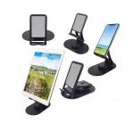 ⁦حامل مكتبي للموبايل والتابلت قابل للطي متوافق مع جميع الأجهزة - SAS100 - أسود⁩ - الصورة ⁦7⁩