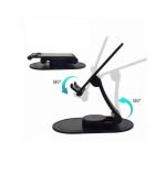 ⁦حامل مكتبي للموبايل والتابلت قابل للطي متوافق مع جميع الأجهزة - SAS100 - أسود⁩ - الصورة ⁦9⁩