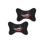 Car Leather Head and Neck Support Set of 2 Pieces - CFSJ-0 - Shark