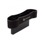 ⁦منظم جانبي لمقعد السيارة من قطعتين وحامل أكواب متعدد الوظائف مناسب لسيارات مرسيدس - CSB - اسود⁩ - الصورة ⁦4⁩