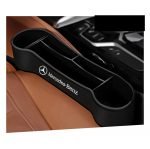 ⁦منظم جانبي لمقعد السيارة من قطعتين وحامل أكواب متعدد الوظائف مناسب لسيارات مرسيدس - CSB - اسود⁩ - الصورة ⁦2⁩