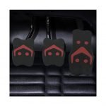 Car pedal set 3 pieces non-slip and sporty shape for regular transmission cars - CS-081