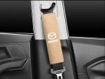 Car seat belt pouch 2 Piece for Mazda - TK500 - Beige