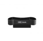 ⁦منظم جانبي لمقعد السيارة من قطعتين وحامل أكواب متعدد الوظائف مناسب لسيارات أودي - CSB - اسود⁩ - الصورة ⁦6⁩