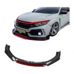 Front Bumper Wiper 4 Pieces Fits All Cars - SP-04 - Carbon