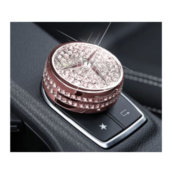 Cover Multimedia button For Mercedes GLA 2016-2019 / Rose Gold Color