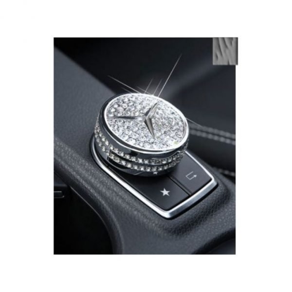 Cover Multimedia button For Mercedes GLA 2016-2019 / Silver Color