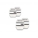 Cover Lock car door For Mercedes C Class 2008-2014 ( 4 Pieces) / Silver Color