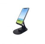 ⁦حامل مكتبي للموبايل والتابلت قابل للطي متوافق مع جميع الأجهزة - SAS100 - أسود⁩ - الصورة ⁦5⁩