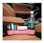 منظم جانبي لمقعد السيارة من قطعتين وحامل أكواب متعدد الوظائف مناسب لسيارات أودي - CSB - زهري