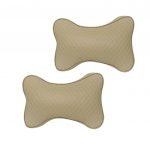 Car Leather Head and Neck Support Set of 2 Pieces - AM-06 - Beaje