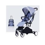 Baby Stroller Easily foldable baby stroller with four wheel wide base  Bemins : TR18  / Blue Color