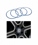 Car rim accessories For Mercedes GLA 2016-2019 / Blue Color  ( 4 Pieces )
