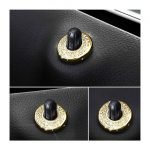 ⁦غطاء قفل باب السيارة لمرسيدس New E Class 2016-2019   ( 4 قطع ) / لون  ذهبي⁩ - الصورة ⁦2⁩