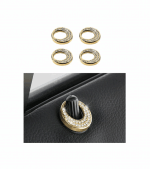 ⁦غطاء قفل باب السيارة لمرسيدس  GLA 2016-2019 ( 4 قطع ) / لون  ذهبي⁩ - الصورة ⁦2⁩