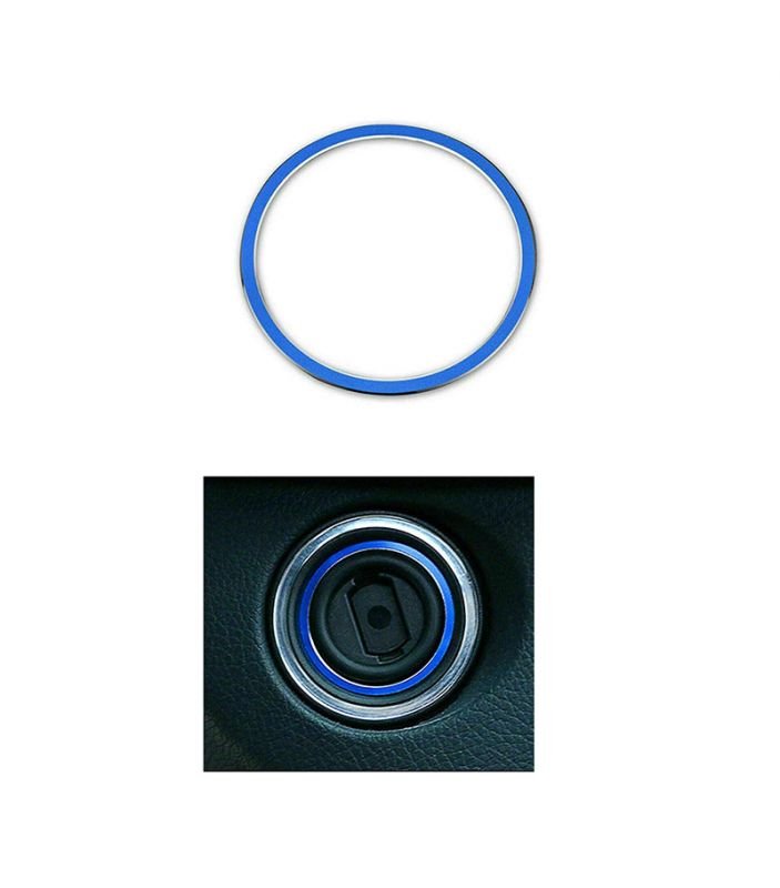 71B8O2bvq2L Car key frame For Mercedes C Class 2008-2014 / Blue Color - Image 1