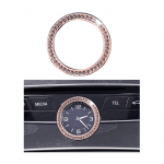 Car clock frame For Mercedes New C Class 2016-2019 / Rose Gold Color