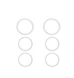 frame for air conditioning vents For Mercedes E Class 2016-2018 / Silver Color ( 6 Pieces ) - Image 2