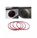 Frame for the side speakers of the car For Mercedes New C Class 2016-2019 / Red Color