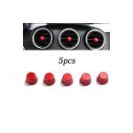 كفر للتحكم في اتجاه ريش التكييف لمرسيدس   New C Class 2016-2019  / لون احمر ( 5 قطع )