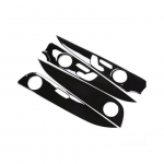 اكسسوار لتزيين الباب  السيارة من الداخل لمرسيدس New E Class 2016-2019 / لون اسود لامع ( 4 قطع )