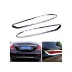 Car rear fog light accessories For Mercedes New E Class 2016-2019 / Silver Color ( 2 Pieces )
