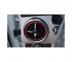 ⁦اطار داخلي لفتحات التكيف لمرسيدس C Class 2008-2014 / لون احمر ( 4 قطع )⁩ - الصورة ⁦5⁩