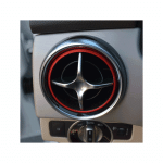 Inner frame for air conditioning vents For Mercedes C Class 2008-2014 / Red Color ( 4 Pieces )
