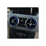 ⁦اطار داخلي لفتحات التكيف لمرسيدس C Class 2008-2014 / لون ازرق ( 4 قطع )⁩ - الصورة ⁦2⁩