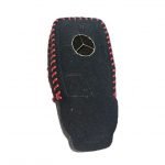 Car key cover For Mercedes E Class 2016-2019 / Black X Red Color