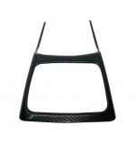 Car Armrest Rear Console Decoration Frame For Mercedes New E Class 2016-2019 / Carbon Color