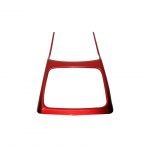 Car Armrest Rear Console Decoration Frame For Mercedes New E Class 2016-2019 / Red Color