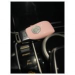 Car key cover  With Apple Tree Logo for Mercedes E Class 2016-2019 / Pink Color