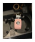 Car key cover  With Apple Tree Logo for Mercedes E Class 2016-2019 / Pink Color - Image 2