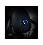 Cover for the headrest control button For Mercedes New E Class 2016-2019 ( 2 Pieces )  / Blue Color