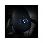 Cover for the headrest control button For Mercedes New E Class 2016-2019 ( 2 Pieces )  / Blue Color