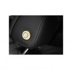 Cover for the headrest control button For Mercedes New C Class 2016-2019 ( 4 Pieces ) / Gold Color
