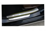 ⁦دواسة عتبة السيارة الداخلية مصنوعة من الالومنيوم  لمرسيدس  New E Class 2016-2019 ( 4 قطع )⁩ - الصورة ⁦7⁩