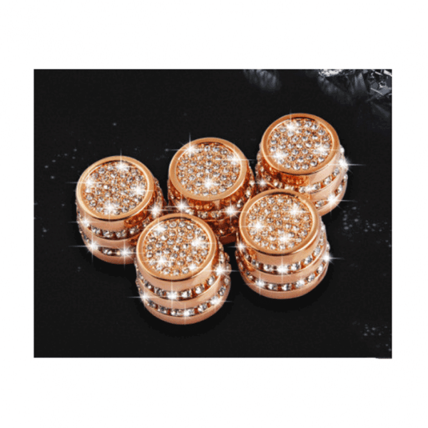 Cover to control the direction of the air conditioning blades For Mercedes New C Class 2016-2019 / Rose Gold ( 5 Pieces )