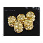 كفر للتحكم في اتجاه ريش التكييف لمرسيدس   New C Class 2016-2019  / لون ذهبي ( 5 قطع )