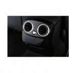 ⁦اطار لفتحات المكيف الخلفية لمرسيدس New E Class 2016-2019 ( 2 قطعة ) / لون اسود لامع⁩ - الصورة ⁦2⁩