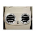 Outer Rear air conditioner vents frame For Mercedes  C Class 2015-2018  ( 2 Pieces ) / Silver Color