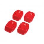 Cover Lock car door For Mercedes A Class 2020  / Red Color ( 4 Pieces)
