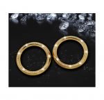 Outer Rear air conditioner vents frame For Mercedes New E Class 2016-2019 ( 2 Pieces ) /  Gold Color - Image 3