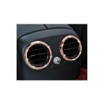 Outer Rear air conditioner vents frame For Mercedes New E Class 2016-2019 ( 2 Pieces ) / Rose Gold Color
